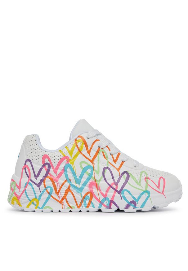 skechers - Sneakersy Skechers. Kolor: biały