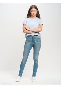 Big-Star - Spodnie jeans damskie Adela 172. Okazja: na co dzień. Kolor: niebieski. Styl: casual, elegancki #3