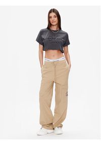 Calvin Klein Jeans T-Shirt J20J221048 Szary Relaxed Fit. Kolor: szary. Materiał: bawełna #5