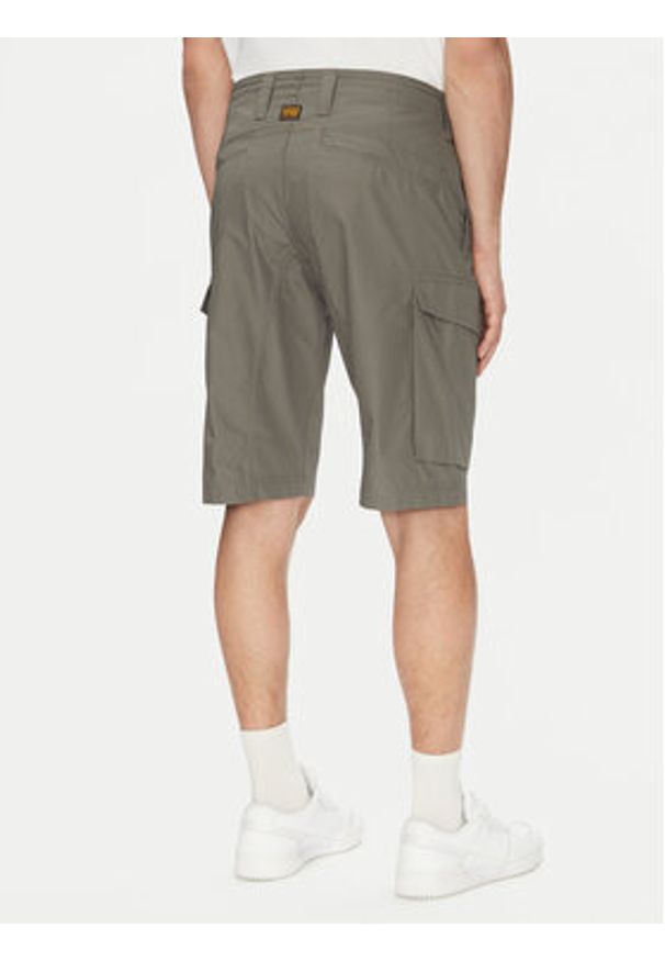G-Star RAW - G-Star Raw Szorty materiałowe Core D26220-C973 Szary Regular Fit. Kolor: szary. Materiał: bawełna