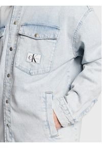 Calvin Klein Jeans Kurtka jeansowa J30J322383 Niebieski Oversize. Kolor: niebieski. Materiał: bawełna