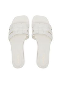 Aldo Klapki Gotosandal 13966710 Biały. Kolor: biały. Materiał: skóra