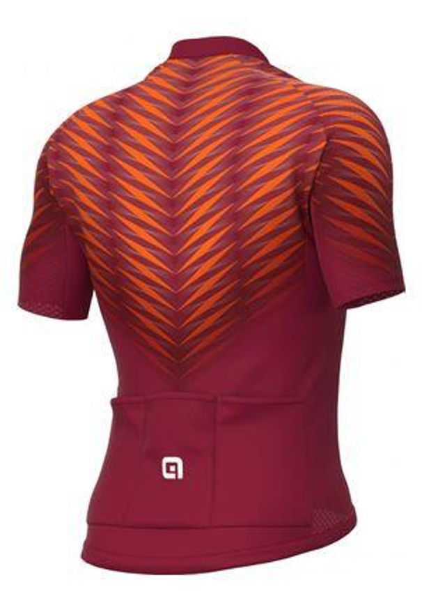 ALÉ CYCLING - Koszulka rowerowa męska Alé Cycling Solid Thorn S Pomarańczowo-bordowy. Kolor: czerwony, różowy, wielokolorowy