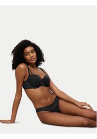 Triumph Biustonosz z fiszbiną Palina Moonlight Kiss 10224803 Czarny. Kolor: czarny. Materiał: syntetyk #3