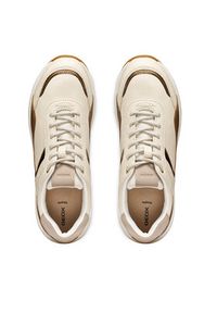 Geox Sneakersy D Bulmya D65NQA 0BC9B C5V5A Beżowy. Kolor: beżowy. Materiał: skóra #4