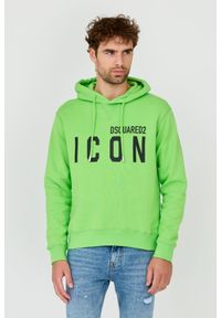 DSQUARED2 Zielona bluza Sweatshirt. Kolor: zielony #1