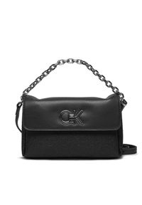 Calvin Klein Torebka Re-Lock Mini Crossbody Bag_Jcq K60K611989 Czarny. Kolor: czarny. Materiał: skórzane #1