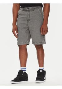 DC Szorty jeansowe Carpenter Baggy Short Rmg ADYS03019 Szary Baggy Fit. Kolor: szary. Materiał: bawełna