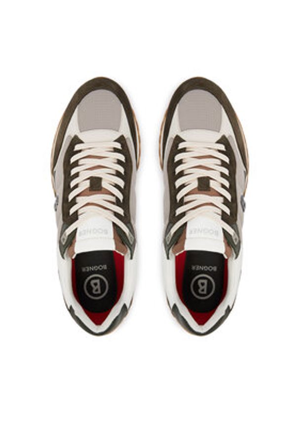 Bogner Sneakersy Newport 10 C 12621455 Zielony. Kolor: zielony. Materiał: skóra, zamsz