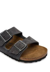 Birkenstock Klapki Arizona 1031625 Szary. Kolor: szary. Materiał: skóra, zamsz #3