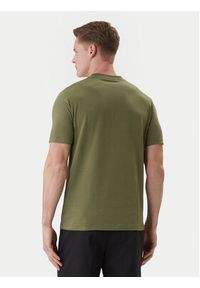 Karl Lagerfeld - KARL LAGERFELD T-Shirt 755052 562235 Zielony Regular Fit. Typ kołnierza: dekolt w karo. Kolor: zielony. Materiał: bawełna #5
