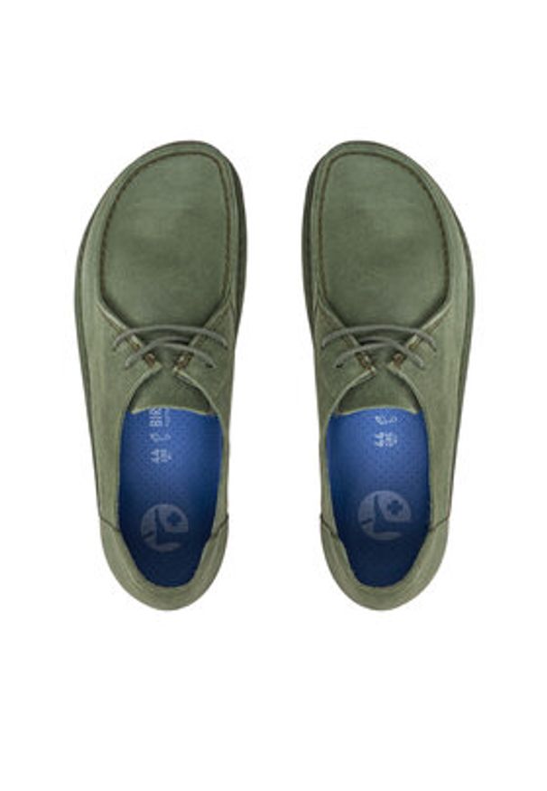 Birkenstock Półbuty Utti Lace 1030109 Zielony. Kolor: zielony. Materiał: zamsz, skóra