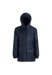 Regatta - Dziecięca Kurtka Przeciwdeszczowa Stormbreak. Kolor: niebieski. Styl: sportowy. Sport: turystyka piesza #1