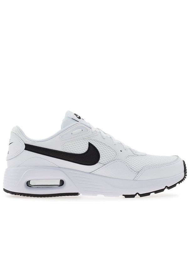 Buty męskie Nike Air Max SC CW4555-102 - białe. Okazja: na co dzień. Kolor: biały. Materiał: guma, syntetyk, skóra, tkanina. Szerokość cholewki: normalna. Wzór: aplikacja. Model: Nike Air Max
