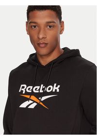 Reebok Bluza RK25151CCM Czarny Regular Fit. Kolor: czarny. Materiał: syntetyk #5