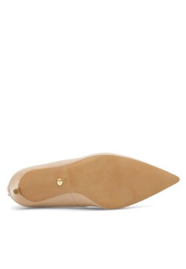 Nine West Szpilki SJ1489 Beżowy. Kolor: beżowy. Materiał: skóra. Obcas: na szpilce