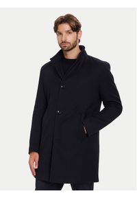 Bugatti Płaszcz przejściowy 821429-84220 Granatowy Regular Fit. Kolor: niebieski. Materiał: syntetyk #1