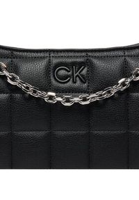 Calvin Klein Torebka Square Quilt Chain Elongated Bag K60K612017 Czarny. Kolor: czarny. Materiał: skórzane #2