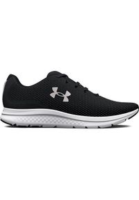 Buty do biegania męskie Under Armour Charged Impulse 3. Zapięcie: sznurówki. Kolor: biały, wielokolorowy, czarny, szary. Materiał: materiał, syntetyk, tkanina. Szerokość cholewki: normalna