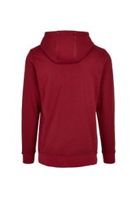 BUILD YOUR BRAND - Bluza Z Kapturem Unisex Dla Dorosłych. Typ kołnierza: kaptur. Kolor: czerwony, wielokolorowy, brązowy
