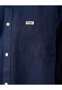 Wrangler - WRANGLER LS 1 PKT SHIRT MĘSKA KOSZULA BLACK IRIS 112352186 W5MY017996 #5
