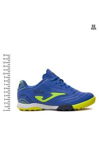 Joma Buty do piłki nożnej Toledo Jr Turf TOJW2404TF Niebieski. Kolor: niebieski. Materiał: skóra