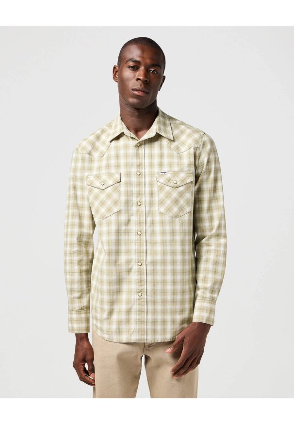 Wrangler - MESKA KOSZULA WRANGLER WESTERN SHIRT TEA 112362765