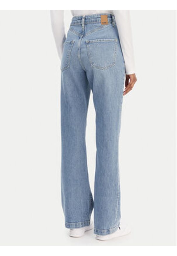 BOSS Jeansy Lyris 50552438 Niebieski Straight Leg. Kolor: niebieski