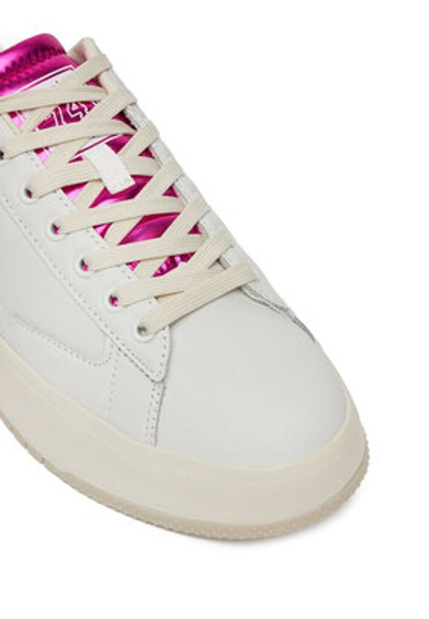 D.Franklin Sneakersy DFSH321094 Biały. Kolor: biały. Materiał: skóra