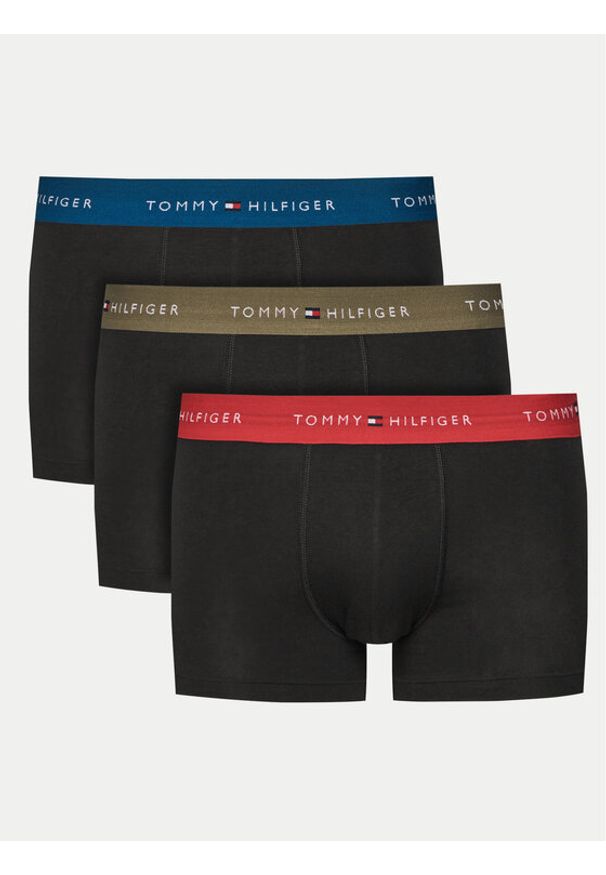 TOMMY HILFIGER - Tommy Hilfiger Komplet 3 par bokserek UM0UM02763 Czarny. Kolor: czarny. Materiał: bawełna