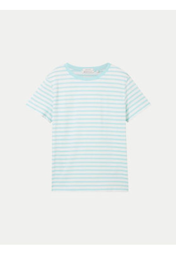 Tom Tailor Denim T-Shirt 1035867 Zielony Boxy Fit. Kolor: zielony. Materiał: bawełna
