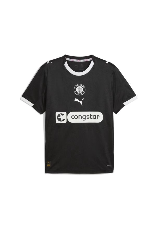 Puma - Męska trzecia koszulka FC St. Pauli 25/26 PUMA. Kolor: czarny, wielokolorowy, biały. Sport: piłka nożna