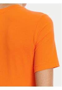 Versace Jeans Couture Sukienka codzienna 78HAOS04 Pomarańczowy Slim Fit. Okazja: na co dzień. Kolor: pomarańczowy. Materiał: bawełna. Typ sukienki: proste. Styl: casual #4