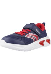Tenisówki Geox Model J Assister Boy Kolor Niebieski. Kolor: niebieski. Materiał: tkanina. Sport: turystyka piesza