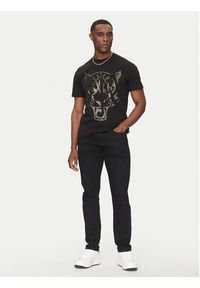 Plein Sport T-Shirt SAEC MTK8009 STE001N Czarny Regular Fit. Kolor: czarny. Materiał: bawełna. Styl: sportowy #4