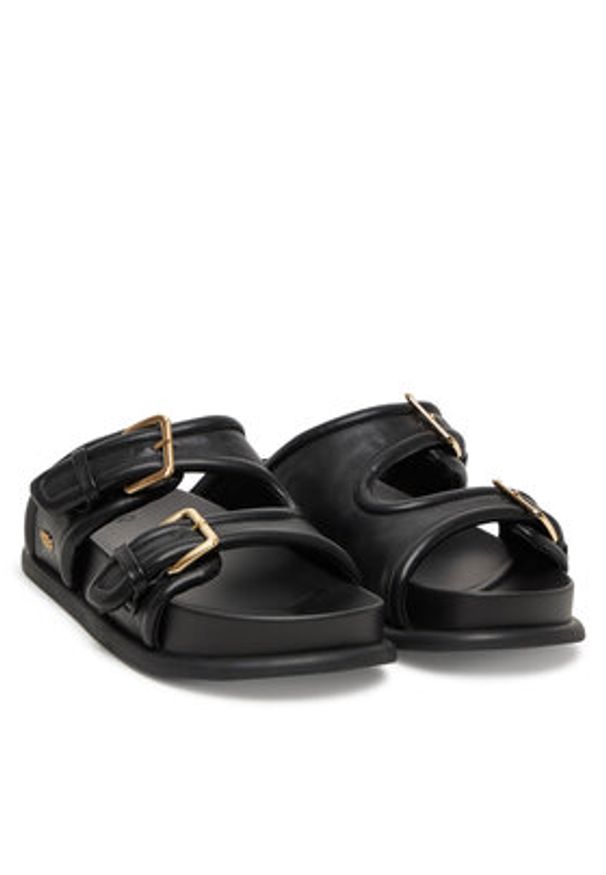 Liu Jo Klapki Loren 09 SA5127 EX014 Czarny. Kolor: czarny. Materiał: skóra