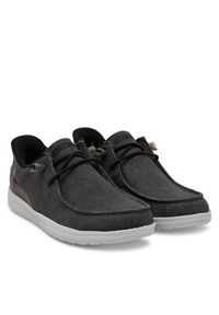 skechers - Skechers Mokasyny Melson-Coronado 210959/BKGY Czarny. Kolor: czarny. Materiał: materiał