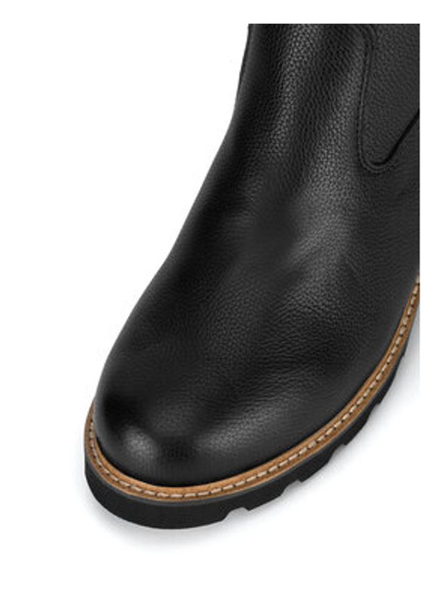 Remonte Kozaki D0A78-01 Czarny. Kolor: czarny. Materiał: skóra