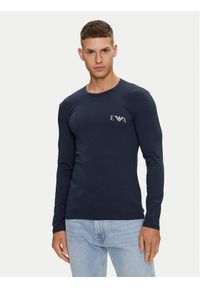 Emporio Armani Underwear Longsleeve 111023 4F715 00135 Granatowy Slim Fit. Kolor: niebieski. Materiał: bawełna. Długość rękawa: długi rękaw #1