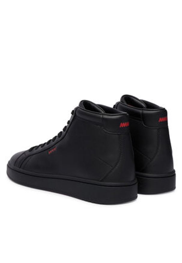 Hugo - HUGO Sneakersy Neston 50568997 Czarny. Kolor: czarny. Materiał: skóra