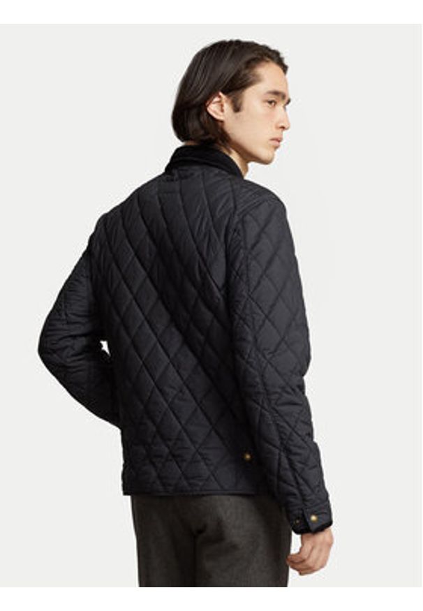 Polo Ralph Lauren Kurtka przejściowa 710847071002 Czarny Regular Fit. Typ kołnierza: polo. Kolor: czarny. Materiał: syntetyk