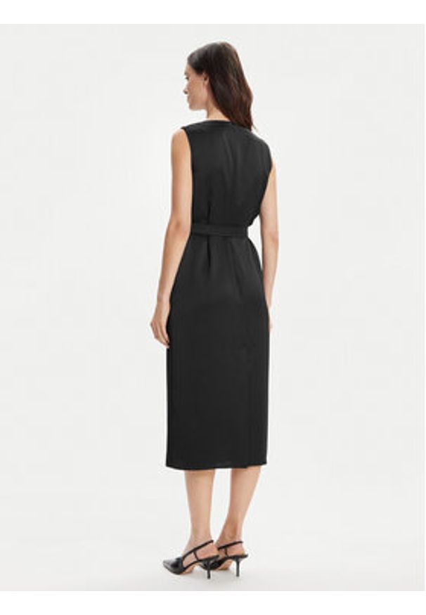 Weekend Max Mara Sukienka codzienna Baiardo 2415221021 Czarny Regular Fit. Okazja: na co dzień. Kolor: czarny. Materiał: syntetyk. Typ sukienki: proste. Styl: casual