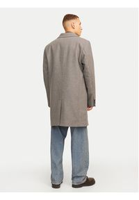 Jack & Jones - Jack&Jones Płaszcz wełniany Harris 12263845 Beżowy Regular Fit. Kolor: beżowy. Materiał: syntetyk