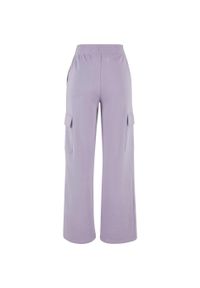 Urban Classics - Lekkie Spodnie Dresowe Dla Kobiet. Kolor: fioletowy, różowy, wielokolorowy. Materiał: dresówka. Długość: długie
