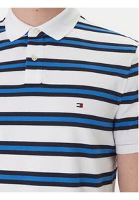 TOMMY HILFIGER - Tommy Hilfiger Polo 1985 MW0MW17770 Niebieski Regular Fit. Typ kołnierza: polo. Kolor: niebieski. Materiał: bawełna #2