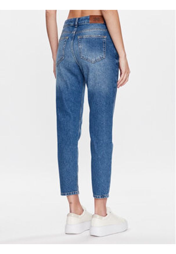 United Colors of Benetton - United Colors Of Benetton Jeansy 49BTDF02Z Niebieski Cropped Fit. Kolor: niebieski