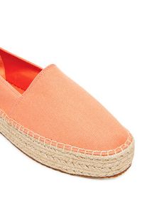 Calvin Klein Jeans Espadryle Platform Espadrille Ml Cs YW0YW01871 Pomarańczowy. Kolor: pomarańczowy. Materiał: materiał. Obcas: na platformie #6