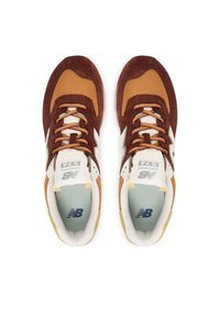 New Balance Sneakersy U574MRR Brązowy. Kolor: brązowy. Materiał: zamsz, skóra. Model: New Balance 574 #4