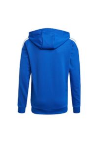 Adidas - Bluza piłkarska dla dzieci adidas Squadra 21 Hoody Youth. Typ kołnierza: kaptur. Kolor: biały, niebieski, wielokolorowy. Sport: piłka nożna