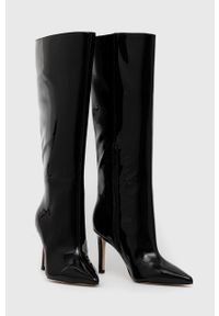 Guess kozaki Dayton2 damskie kolor czarny na szpilce. Kolor: czarny. Szerokość cholewki: normalna. Obcas: na szpilce. Wysokość obcasa: średni #4